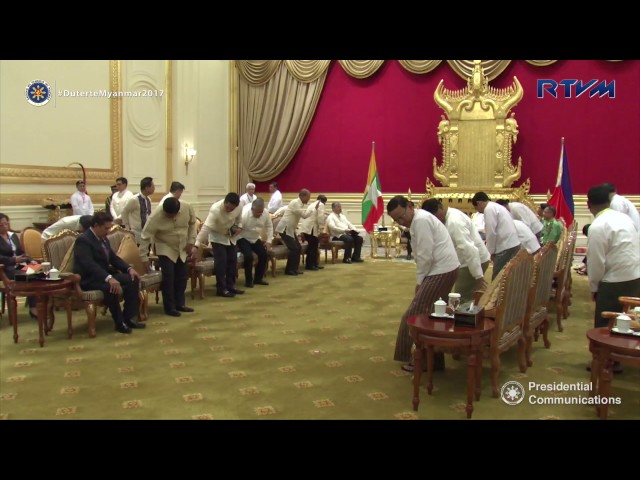 Bilateral Meeting with President U Htin Kyaw of Myanmar 3/20/2017