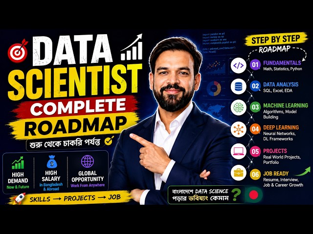 কিভাবে Data Scientist হওয়া যায়? Data science পড়ার ভবিষ্যত কেমন বাংলাদেশে?