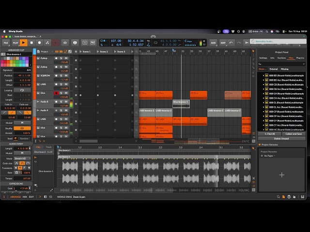 Bitwig Dub Techno and Ambient