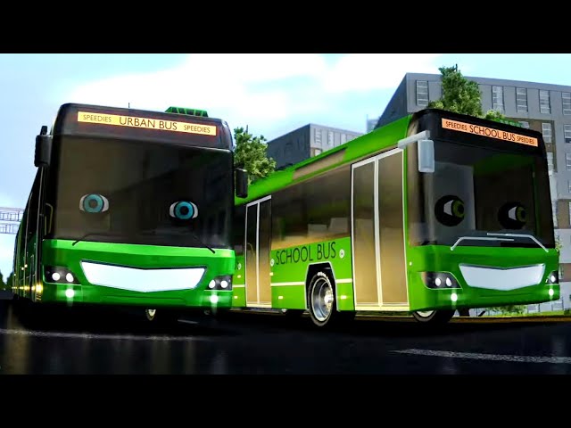 Wheels On The Bus Go Round And Round + More Kids Rhymes & Songs