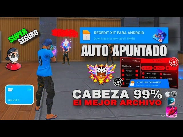 🎯NUEVO ARCHIVOS AIMBOT MOBILE XIT🥷999% CABEZA 👺ANDROID  🔥 SIN BANEO + AIM PERFECTO 👌 