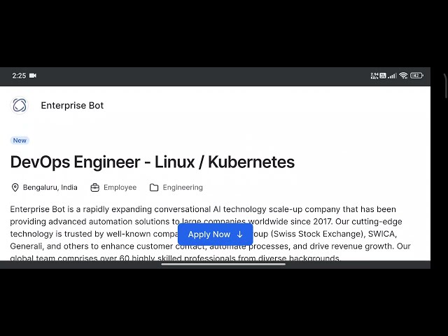 Freelancer opportunity for Devops Engineer at Enterprise bot#freelancer #devopsjobs #dailyjobupdates