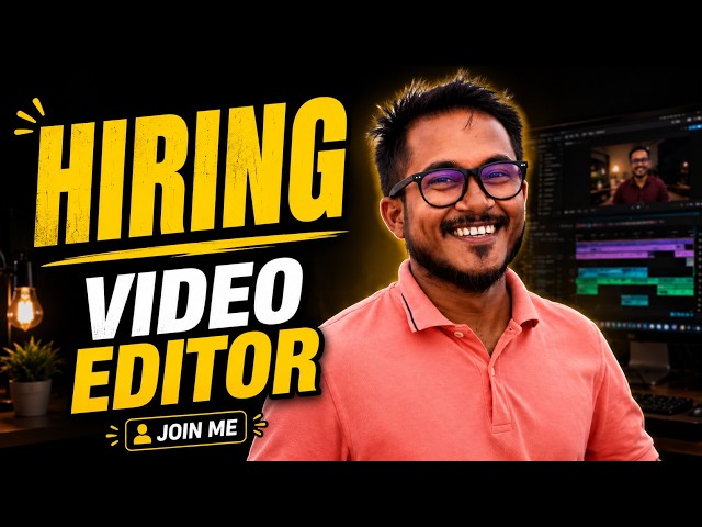 I'm Hiring a Video Editor | Join My YouTube Journey