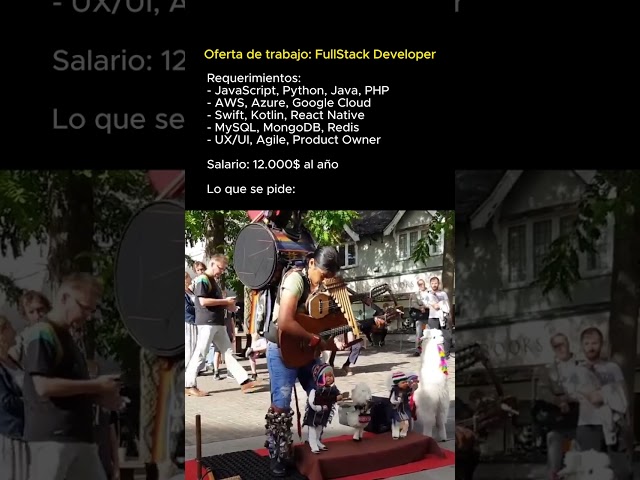 Así son las ofertas de empleo para Junior FullStack Developer