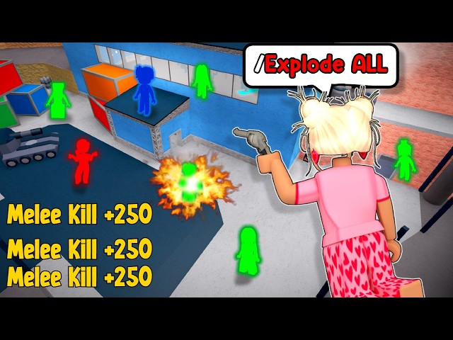 I BECAME A MM2 HACKER... (Trolling Players)