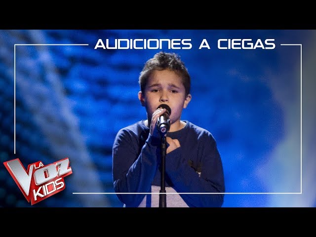 Abel Bernal canta 'A mis queridos Reyes Magos' | Audiciones a ciegas | La Voz Kids Antena 3 2019