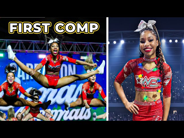 MY FIRST CHEER COMPETITION!!