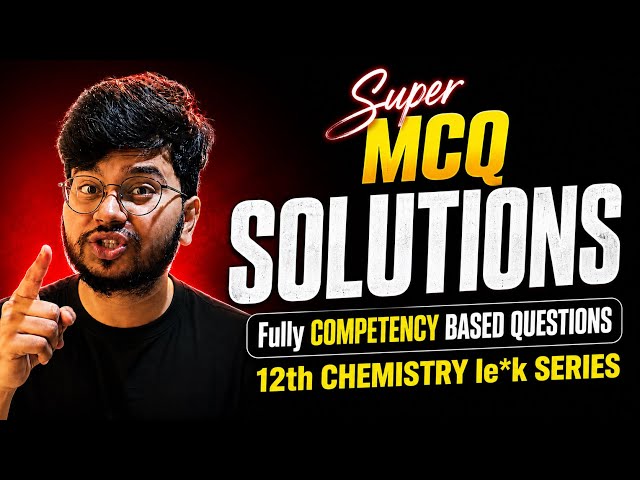 Class 12 Chemistry Chapter 1 Most Important Numericals MCQ Board 2026-27 | Chapter 1 solutions 