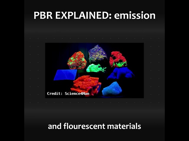 Emission: PBR explained #blender #pbr #tutorial #unrealengine #unity