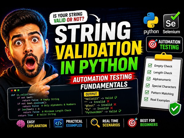 Python String Validation Explained in Telugu (తెలుగులో)