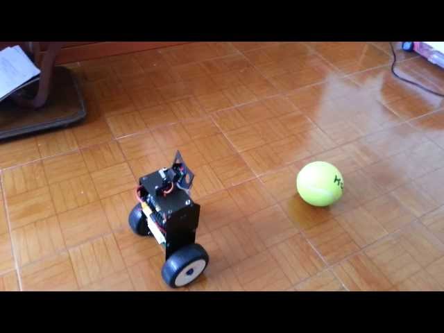 Raspberry Pi camera module openCV object tracking and following self balancing robot