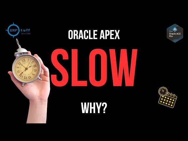 Oracle APEX Performance Myths: Key Factors Affecting Responsiveness | Oracle APEX is slow?