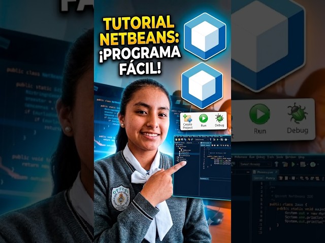 Tutorial de NetBeans para Principiantes | Instalación, Interfaz y Primer Programa en Java