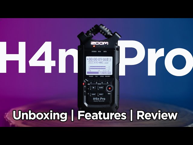 Zoom H4n Pro Unboxing |  Review | Setup | Recording Tutorial - The Must Have Audio Recorder!