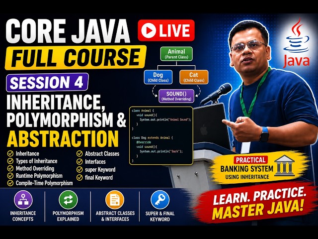 Java Programming Session 4 | Functions, Method Overloading, Inheritance