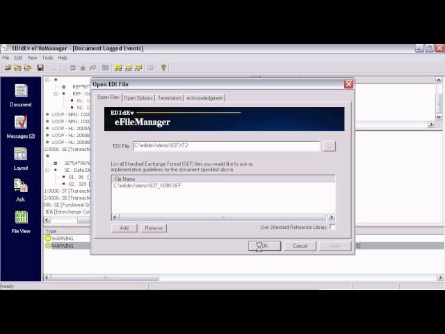 EDIdEv eFileManager Utility