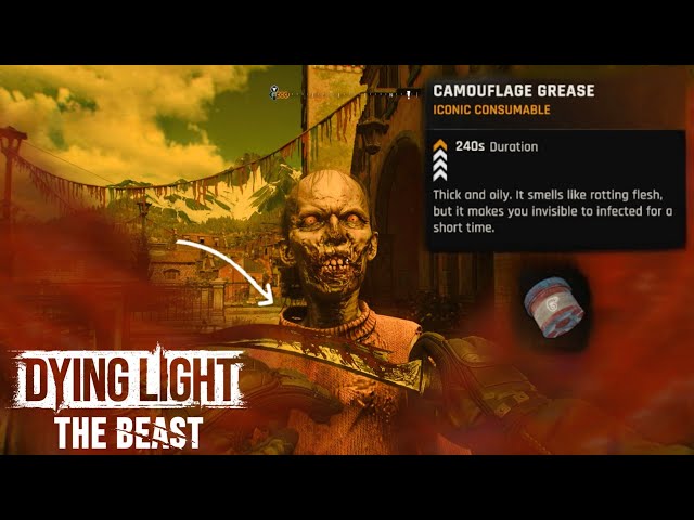 This Camouflage Grease makes you literally invisible in Dying Light: The Beast 1.5 Mods