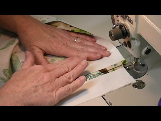 How to sew perfectly pattern matched seams