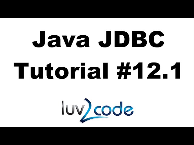 Java JDBC Tutorial - Part 12.1: Connect Java Swing GUI to a MySQL Database - Overview