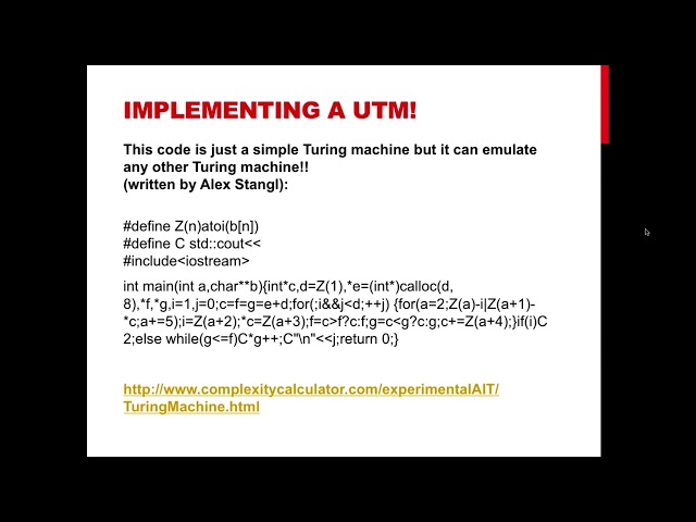 3.8 The Halting Problem and Turing Universality