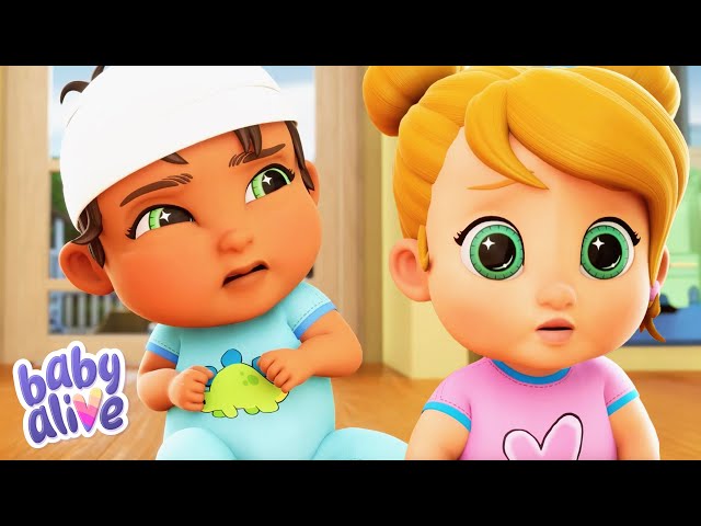 Babies Get Boo Boos! 🌈 Baby Alive Dolls 🐣 Cartoons for Kids 🍼 Fun Playtime Adventures #babyalive