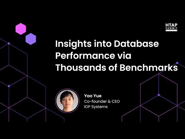 Insights into Database Performance via Thousands of Benchmarks