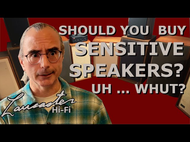 Should You Buy Sensitive Speakers? Uh ... Whut?