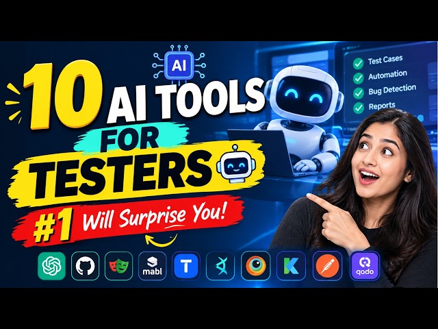 10 AI Tools Every Software Tester Should Know in 2026 🚀 | QA Testing is Changing! | #edumultiverse