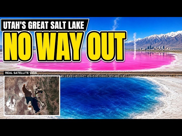 Why Not One Drop Ever Leaves the Great Salt Lake #geography #maps #geographyisdestiny #utah