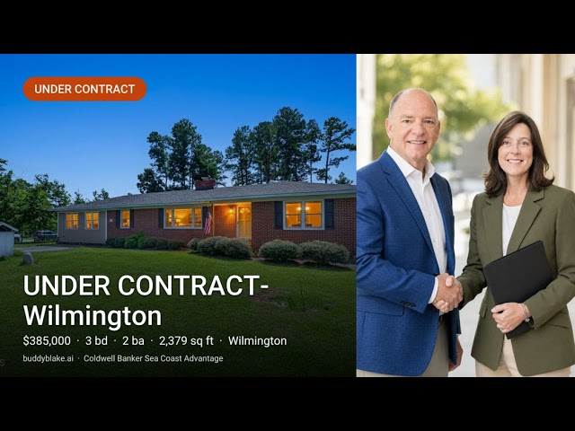 Under Contract: 132 Chadwick Avenue in Wilmington, NC