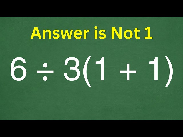 Almost Everyone Is Getting This Math Puzzle Wrong!