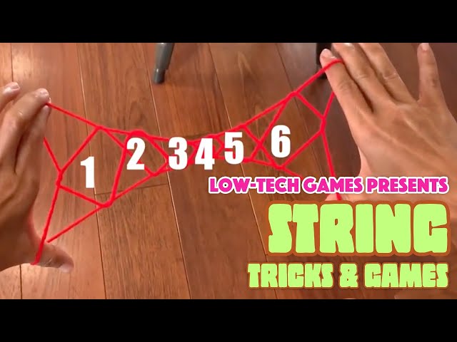 STRING GAMES & TRICKS - a step-by-step how-to for 10 string tricks
