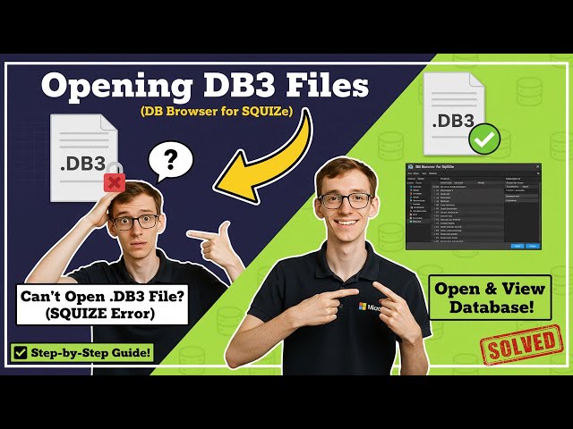 Opening DB3 Files (DB Browser for SQLite)
