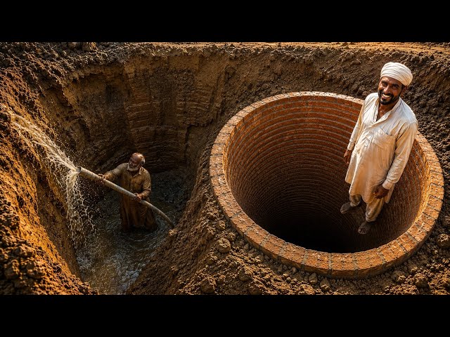 Incredible 60 Meter Deep Well Digging By Hand | Extremely Ingenious Workers