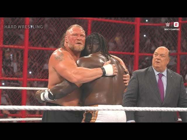 Brock Lesnar vs Oba Femi Full Match Highlights | WWE SummerSlam 2026 highlights 