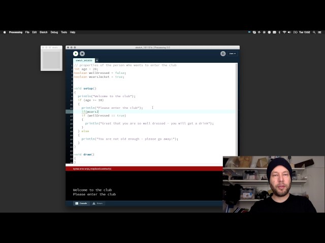 Learn to program: Scope, Statemachine and methods