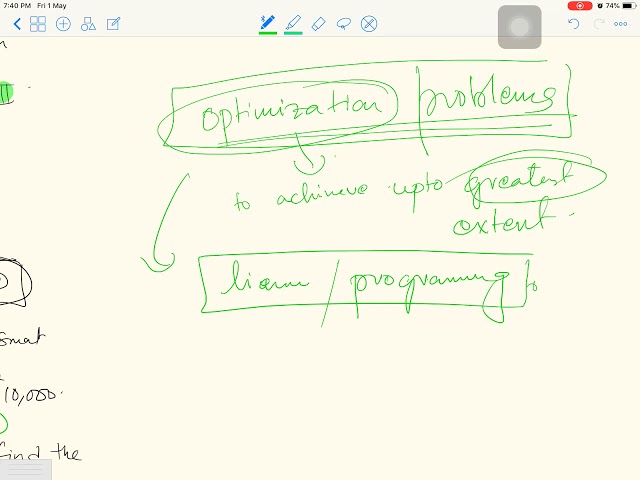 Linear programming problem (LPP) part 1 introduction  to the chapter definition model etc