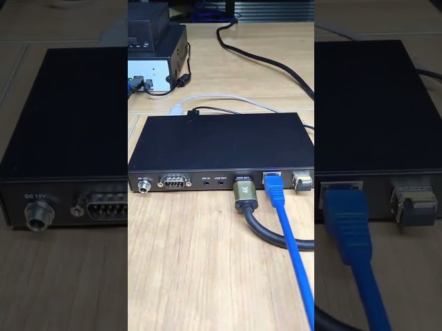 long distance transmitter over fiber, one to many, through network switch
