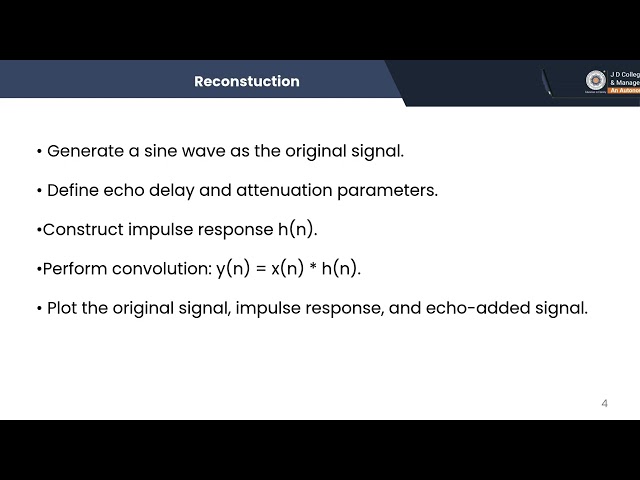 Echo simulation using convolution (MATLAB)