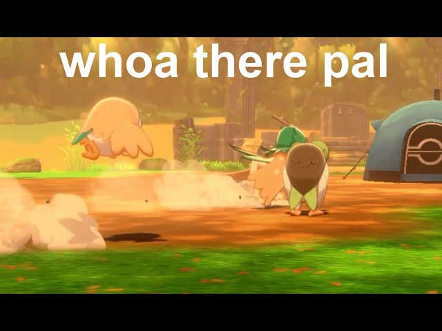 pokemon camp but its the rowlet evolution line