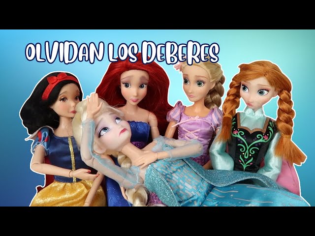 ¡Las Junior se Olvidan Sus Deberes! -  Princesas de Disney