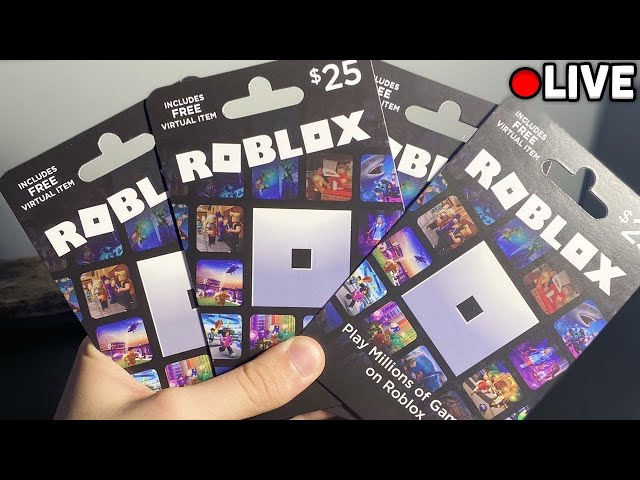 🔴 FREE 1,000,000 ROBUX GIVEAWAY LIVE! (Roblox)