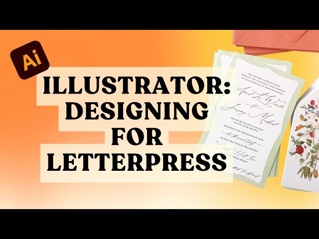 How to Design for Letterpress in Adobe Illustrator