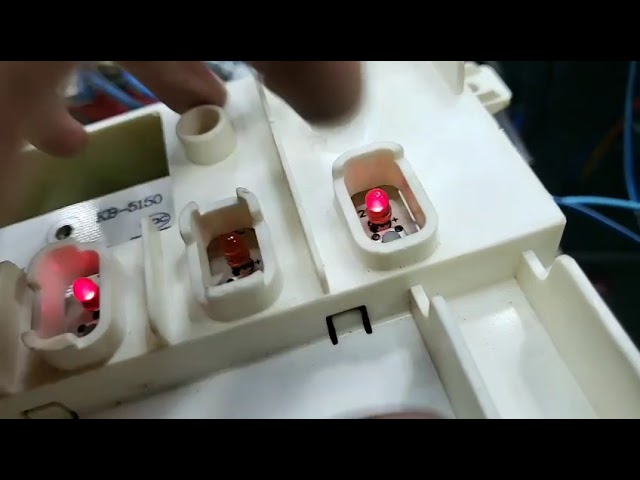 Midea 7kg front load washing machine PCB board conection.