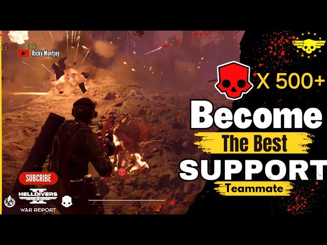 HELLDIVERS 2|Support Is S-Tier and Underlooked |Become A Reliable Teammate|Helldive Difficulty