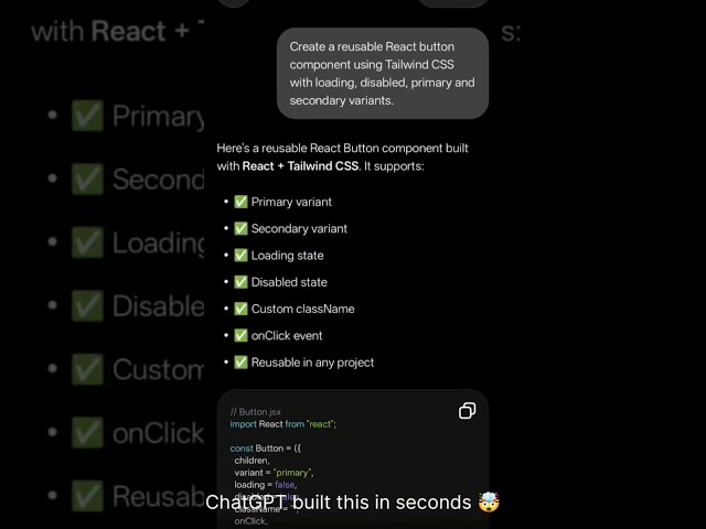 Build a Reusable React Button with Tailwind CSS 🚀