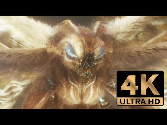 Mothra All Scenes 4K - Godzilla X Kong: The New Empire