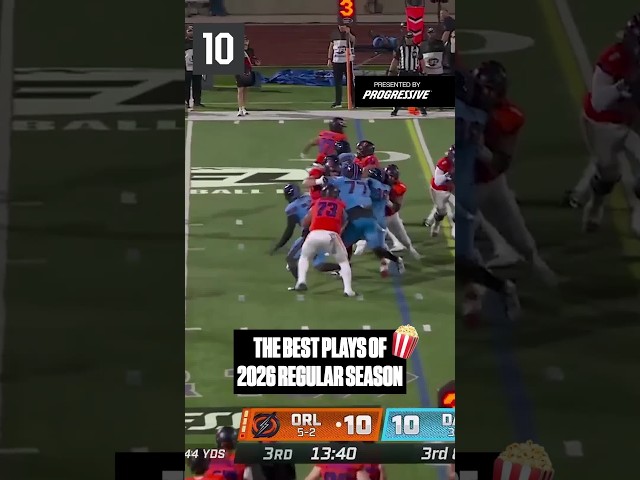 Here's our Top 10 plays of the 2026 regular season presented by Progressive.