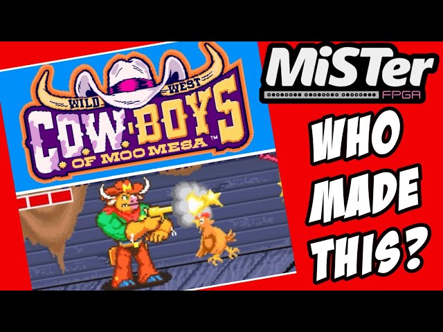Wild West C.O.W.-Boys of Moo Mesa | MiSTer FPGA (GitHub Link in Description)