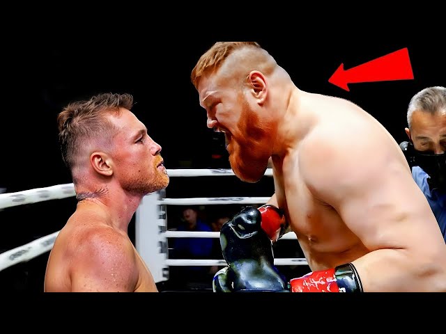 ¡Cuando Canelo destrozó a gigantes musculosos y arrogantes con sus puños!